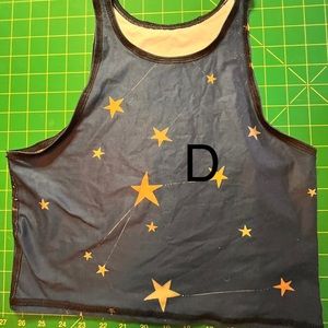 Teeki yoga top- D pattern